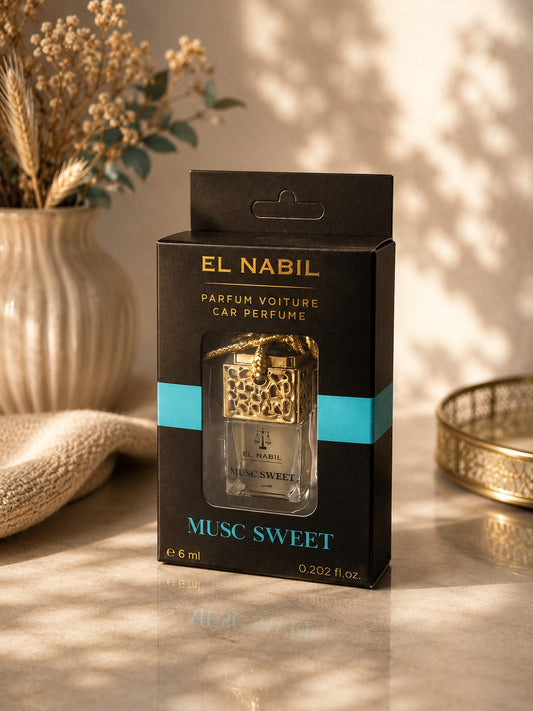 Parfum diffuseur voiture EL NABIL senteur MUSC SWEET